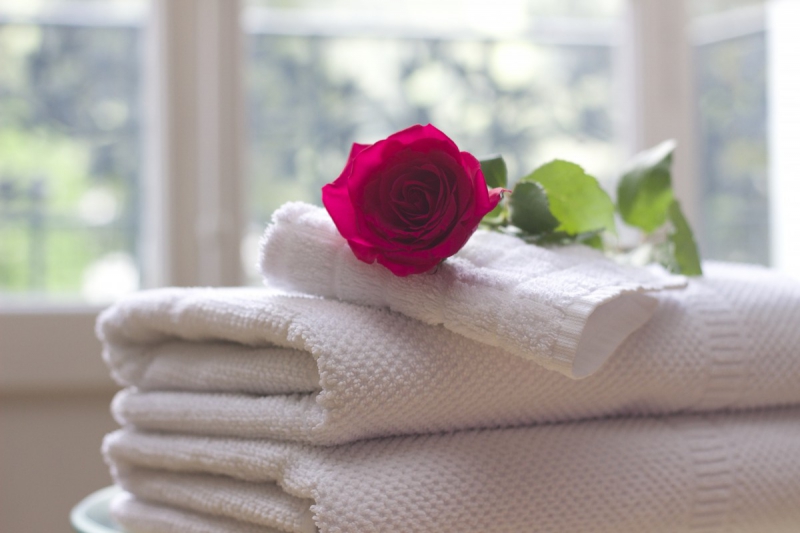 chambre-hote-AUVARE-min_towel_rose_clean_care_salon_spa_white_bath-731641